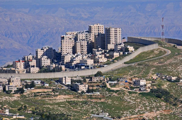 Betonmauer Zwischen Israel Und Palästina Jerusalem — Stockfoto