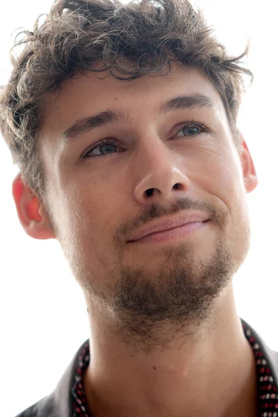 Young Attractive Man Dreaming Future — Stock Photo, Image