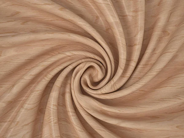 ねじれた木によって形成された背景 3Dイラスト — ストック写真