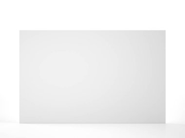 Beyaz arka planda zarf. 3d illüstrasyon.