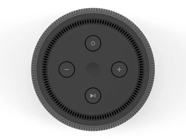Głośnik Bluetooth Białym Tle Ilustracja — Zdjęcie stockowe
