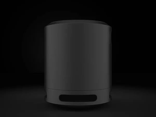 Bluetooth Speaker Black Background Illustration — 스톡 사진