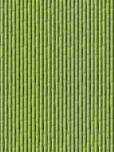 Groene Bamboe Stok Patroon Achtergrond Vectorillustratie — Stockvector