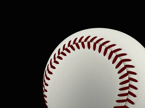 Бейсбольний Білому Тлі Ілюстрація — стокове фото