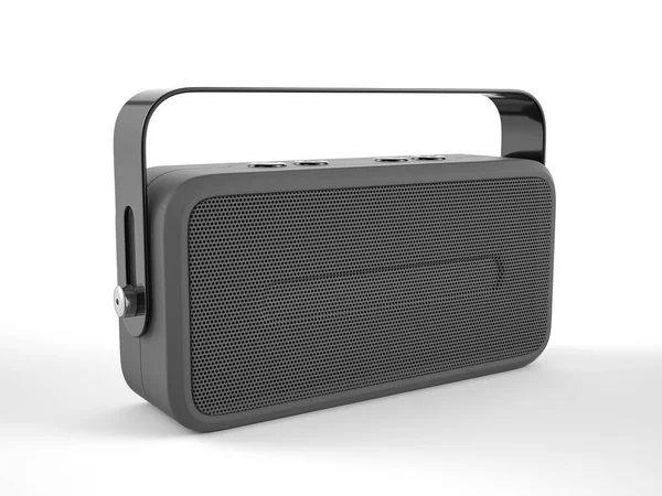Bluetooth Speaker White Background Illustration — Stock Photo, Image