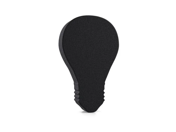 Plast Glödlampa Symbol Vit Bakgrund Illustration — Stockfoto