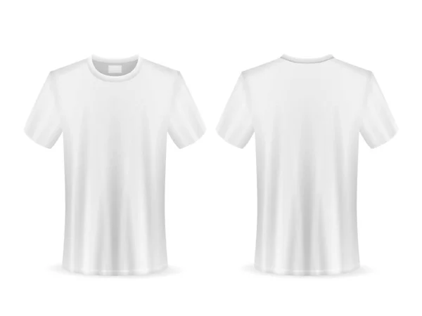 Shirt Set White Background Vector Illustration — Stock Vector