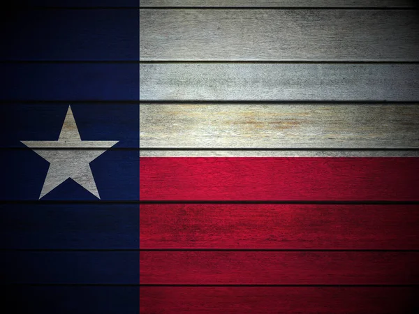 Wooden Texas flag background. 3d illustration.