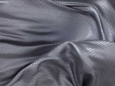 Kırışık desenli metalden oluşmuş bir arka plan. 3d illüstrasyon.