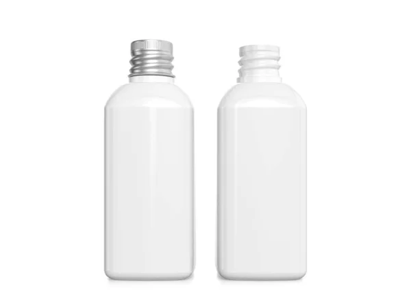 Keramische Flessen Een Witte Achtergrond Illustratie — Stockfoto