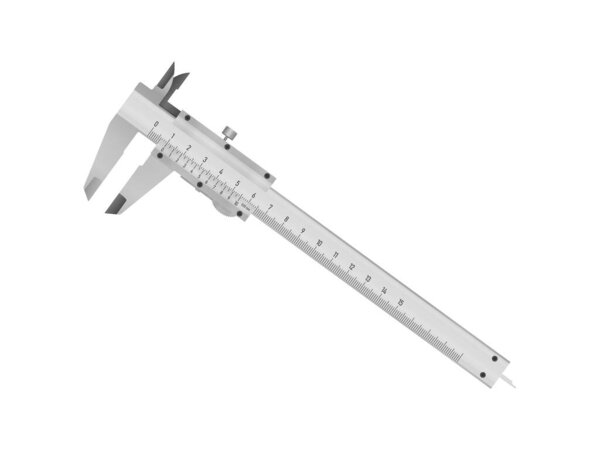 Calipers on a white background. Vector illustration.