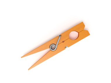 Beyaz arka planda mandal. 3d illüstrasyon.