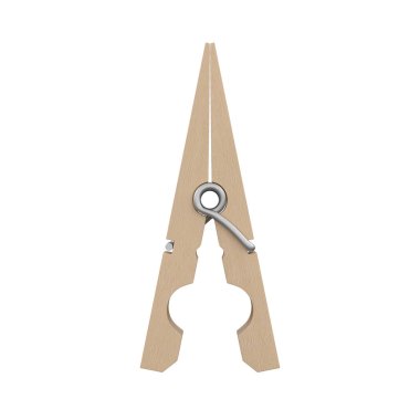 Beyaz arka planda mandal. 3d illüstrasyon.