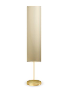 Beyaz arka planda yer lambası. Vektör illüstrasyonu.