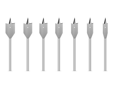 Maça matkabı beyaz arkaplana ayarlandı. Vektör illüstrasyonu.