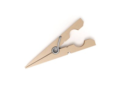 Beyaz arka planda mandal. 3d illüstrasyon.