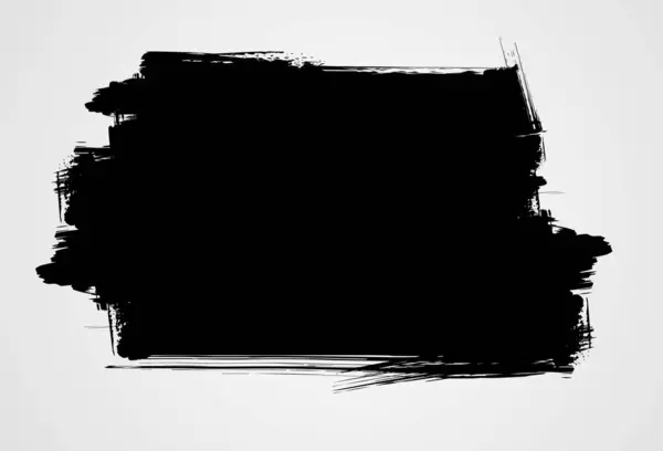 Bannière Grunge Noire Pour Votre Design Modèles Fond Peints Abstraits — Image vectorielle