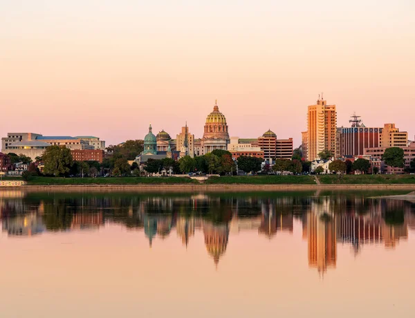 Állami Capitol Városkép Harrisburg Pennsylvania — Stock Fotó