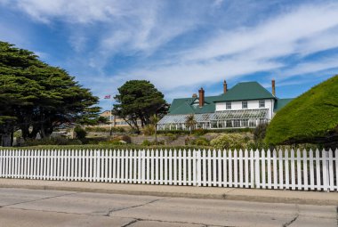 Government House, official residence of Governor built in 1845 in Stanley Falkland Islands