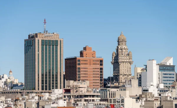 Montevideo Uruguay Februar 2023 Skyline Der Innenstadt Einschließlich Des Berühmten — Stockfoto