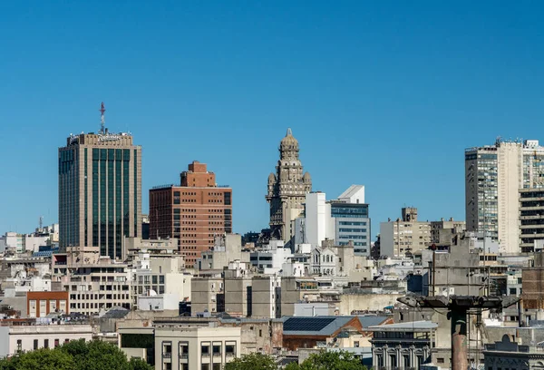 Montevideo Uruguay Februari 2023 Skyline Van Het Centrum Inclusief Het — Stockfoto