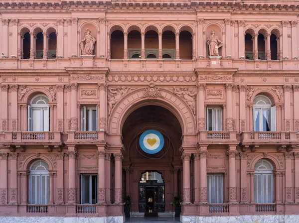 Biuro Prezydenta Argentyny Znane Jako Casa Rosada Buenos Aires Plaza — Zdjęcie stockowe