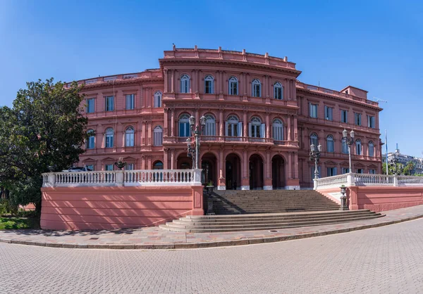 Γραφείο Του Προέδρου Της Αργεντινής Γνωστό Casa Rosada Στο Μπουένος — Φωτογραφία Αρχείου