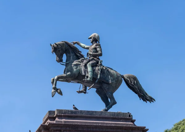 Detail Equestrian Monument General Jose San Martin Buenos Aires Argentina — Stock Photo, Image