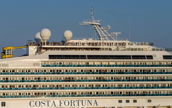 Buenos Aires Argentina Febrero 2023 Decks Costa Fortuna Cruise Ship — Foto de Stock