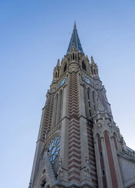 View Tall Church Spire San Isidro Cathedral Buenos Aires Argentina — Stock Photo, Image