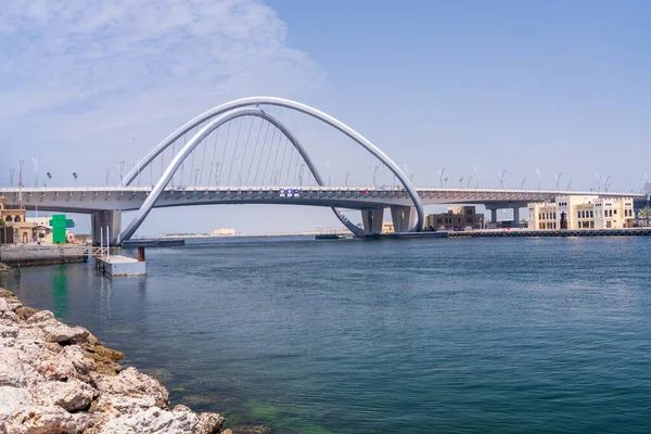 Végtelen Híd Patakon Shindagha Kerületben Múzeum Bur Dubai — Stock Fotó