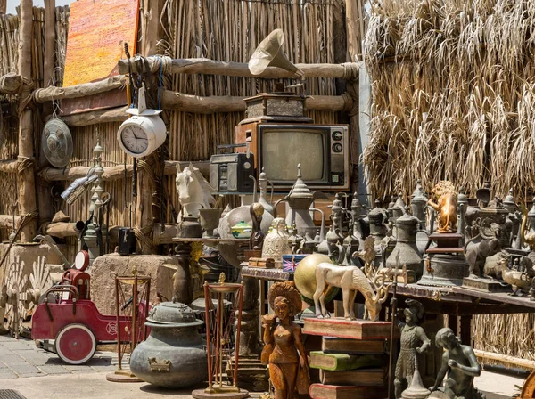 Antieke Winkel Met Rommel Oude Stad Van Dubai Buurt Van — Stockfoto