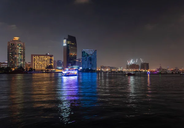 Dubai Оае Березня 2023 Дивитися Вниз Річці Дейри Туристичні Човни — стокове фото