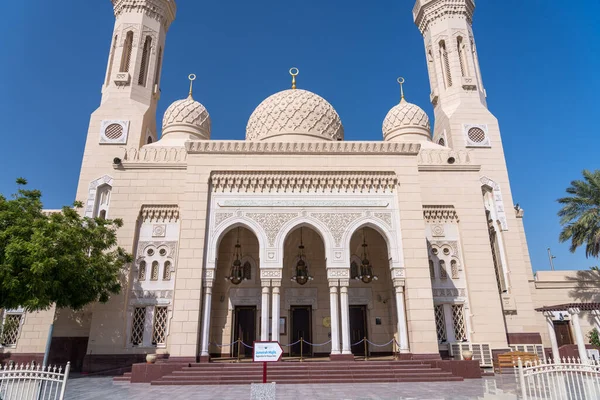 Entrada Mezquita Jumeirah Dubai Emiratos Árabes Unidos Abierta Visitas Culturales —  Fotos de Stock