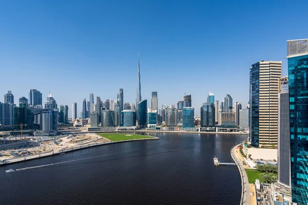 Dubai Emirados Árabes Unidos Abril 2023 Skyline Business District Apartment — Fotografia de Stock