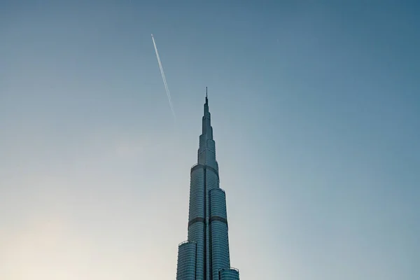 Dubai Оае Квітня 2023 Skyline Dubai Business District Burj Khalifa — стокове фото