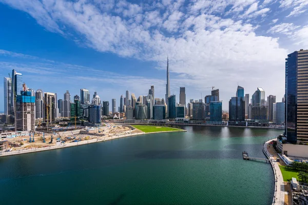 Dubai Оае Квітня 2023 Skyline Center Apartment Business Bay — стокове фото