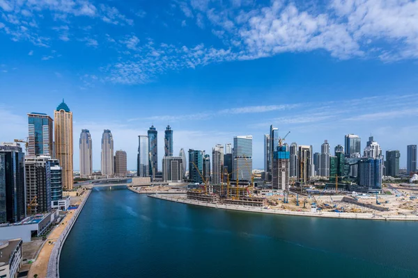 Dubai Verenigde Arabische Emiraten April 2023 Skyline Van Nieuwbouw Binnenstad — Stockfoto
