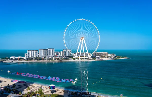 Ain Dubai Dubai Eye Observation Wheel Bluewaters Island Voor Kust — Stockfoto