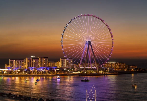 Dubai Oae Квітня 2023 Світло Структурі Ain Dubai Observation Wheel — стокове фото