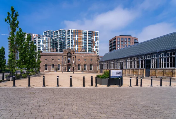 Woolwich Londres Maio 2023 Vista Edifício Real Academia Militar Arsenal — Fotografia de Stock