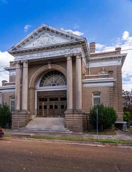 Wygląd Świątyni Nai Izrael Synagoga Mississippi Miasta Natchez Obrazy Stockowe bez tantiem