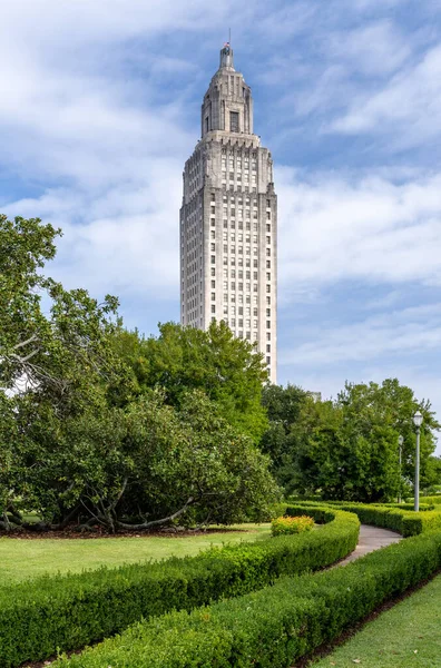 ルイジアナ州都バトンルージュの州議会議事堂の塔 — ストック写真