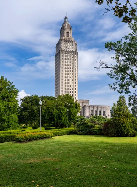 Hoher Turm Des Kapitols Baton Rouge Der Hauptstadt Des Bundesstaates — Stockfoto