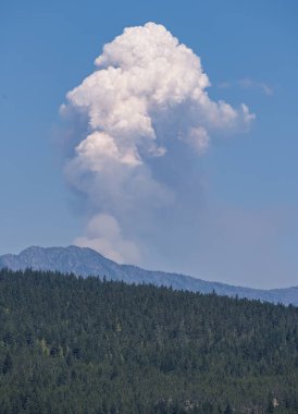 Perry Wildfire ya da orman yangını 27 Ağustos 2025 'te Kuzey Cascades Ulusal Parkı' ndaki Ross Gölü yakınlarında başladı.