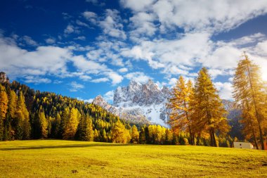 Durrenstein 'in manzaralı dağları. Büyüleyici ve muhteşem bir sahne. Yeri Dolomiti, ulusal park Fanes-Sennes-Braies, Bolzano ili - Güney Tyrol, İtalya. Avrupa. Güzellik dünyasını keşfedin.