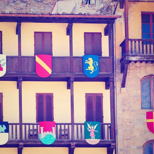 Arezzo Tarihi Merkezi Talya Instagram Etkisi Görünümü — Stok fotoğraf