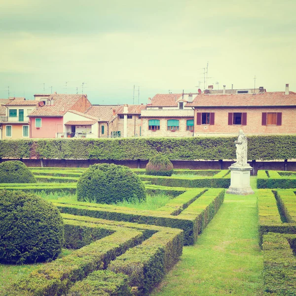 セトナの中世都市の眺め イタリア Instagram Effect — ストック写真