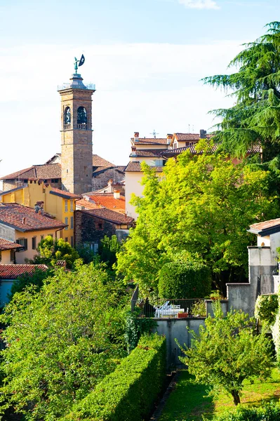 Staden Bergamo Består Gammal Muromgärdad Kärna Känd Som Citt Alta — Stockfoto