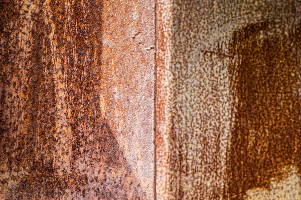 Průmyslové Zázemí Podobě Starého Rezavého Plechu Kovu — Stock fotografie